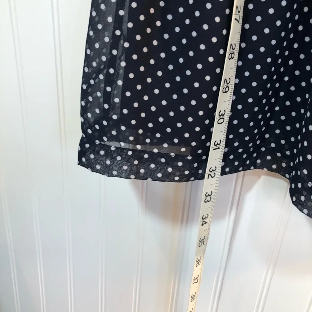 Mimi Chica EUC Navy Polka Dot Mini Dress XS